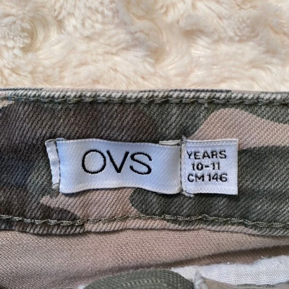 OVS Girls Camo Shorts Size 10 11 Years (Bx 3)